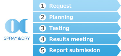 Test flow diagram (1)Request (2)Planning (3)Testing (4)Results meeting (5)Report submission
