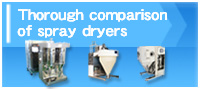 Thorough comparison of spray dryers